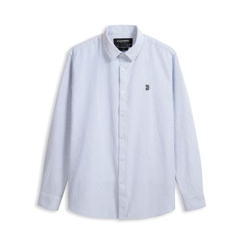 Áo Sơ Mi Nam Tay Dài Palewave Densed Stripes Form Slim - Ảnh 3