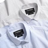 Áo Sơ Mi Nam Tay Dài Palewave Densed Stripes Form Slim - Ảnh 23