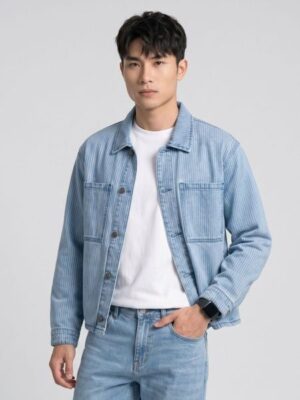Áo Khoác Jeans Nam Skyfold Form Regular