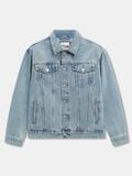 Áo Khoác Jeans Nam Trucker Steel Mark Form Regular - Ảnh 16