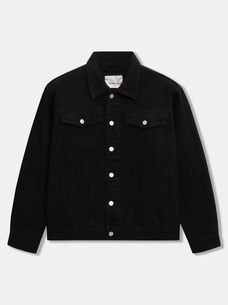 Áo Khoác Jeans Nam Trucker Steel Mark Form Regular - Ảnh 2