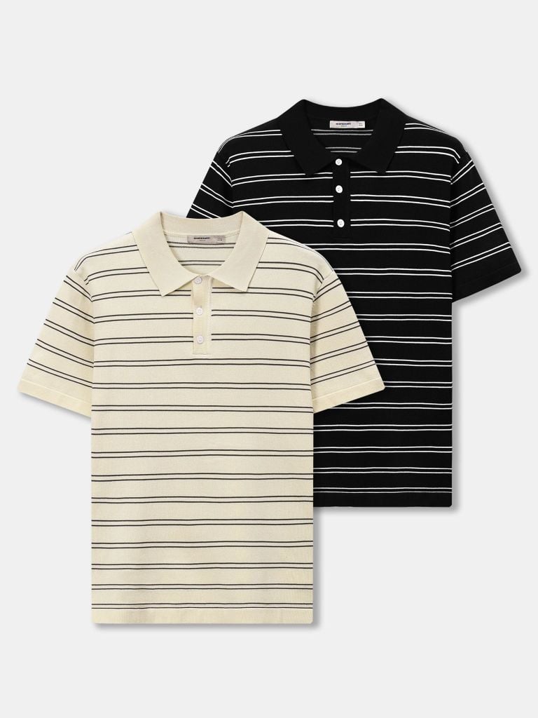 Áo Polo Len Nam Urban Stripe Form Regular - Ảnh 14