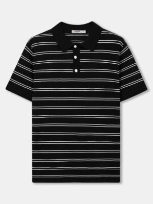 Alternative view of Áo Polo Len Nam Urban Stripe Form Regular