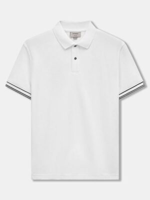 Alternative view of Áo Polo Nam Stripe Egde Form Regular