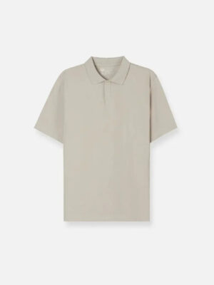 Áo Thun Polo IceVibes™ Vải Làm Mát The CEO 001 Màu Nâu Nhạt Phom Vừa Vặn F3