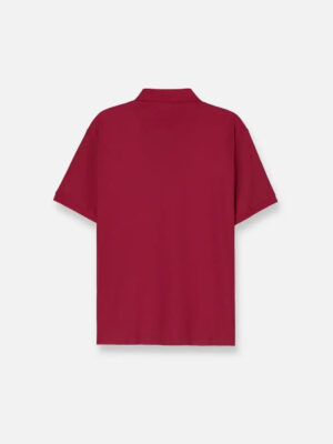 Alternative view of Áo Thun Polo StayFresh™ Vải Sợi Coffee Khử Mùi The Minimalist 007 Màu Đỏ Đậm Phom Vừa Vặn F3