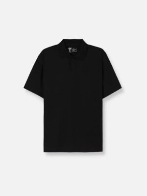 Áo Thun Polo IceVibes™ Vải Làm Mát The CEO 001 Màu Đen Phom Vừa Vặn F3