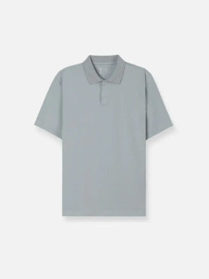 Áo Thun Polo IceVibes™ Vải Làm Mát The CEO 001 Màu Xám Phom Vừa Vặn F3