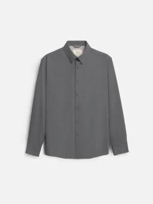 Áo Sơ Mi Tay Dài StayFresh™ Vải Sợi Ngải Cứu Chạm Mát Ngăn Mùi Hiệu Quả The CEO 002 Màu Xanh Lá Đậm Phom Ôm Vừa F2