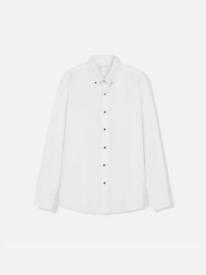 Alternative view of Áo Sơ Mi Tay Dài StayFresh™ Vải Sợi Bamboo Kháng Khuẩn The CEO 005 Màu Trắng Phom Ôm Vừa F2