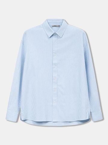 Áo Sơ Mi Nam Tay Dài Urban Stripe Form Relaxed - Ảnh 4