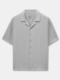 Áo Sơ Mi Nam Tay Ngắn Linen Cuban Sandrift Form Relaxed - Ảnh 17