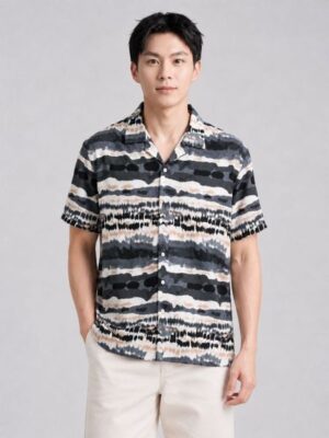 Áo Sơ Mi Nam Tay Ngắn Sandstorm Form Relaxed
