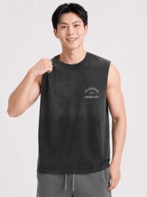 Áo Tanktop Nam Steel Fade Form Regular
