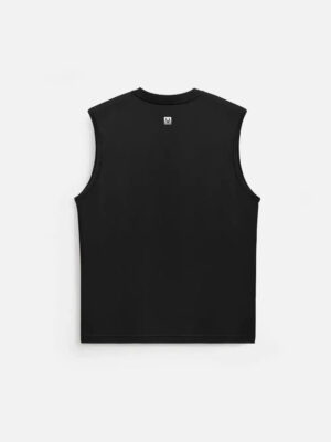 Alternative view of Áo Thun Tank Top FlexFit™ Cotton Mềm Mịn Co Giãn The No Style 021 Màu Đen Phom Ôm Vừa F2