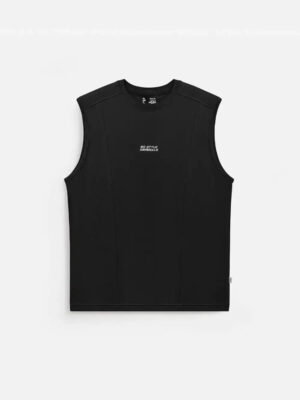 Áo Thun Tank Top FlexFit™ Cotton Mềm Mịn Co Giãn The No Style 021 Màu Đen Phom Ôm Vừa F2