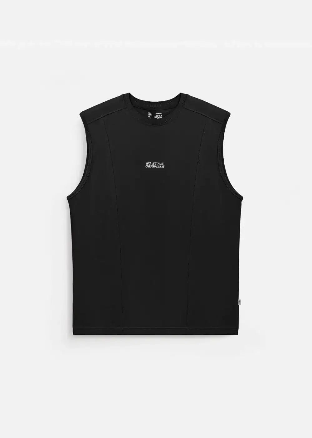 Áo Thun Tank Top FlexFit™ Cotton Mềm Mịn Co Giãn The No Style 021 Màu Đen Phom Ôm Vừa F2
