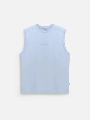 Áo Thun Tank Top FlexFit™ Cotton Mềm Mịn Co Giãn The No Style 021 Màu Xanh Dương Nhạt Phom Ôm Vừa F2