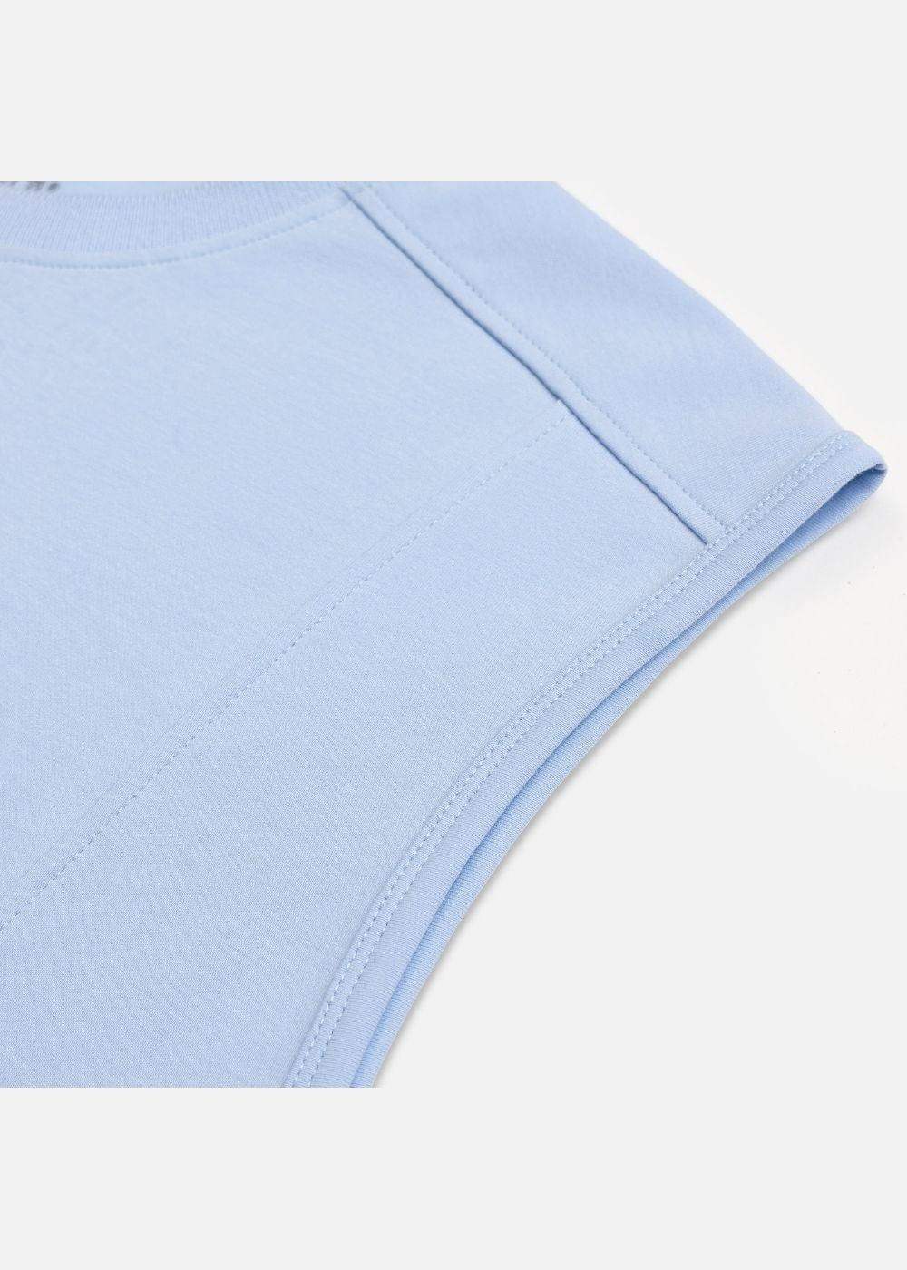 Áo Thun Tank Top FlexFit™ Cotton Mềm Mịn Co Giãn The No Style 021 Màu Xanh Dương Nhạt Phom Ôm Vừa F2 - Ảnh 5