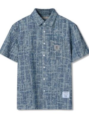 Alternative view of Set Đồ Ngắn Jacquard Jean Nam Form Regular