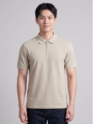 Áo Polo Nam Quarter Zip Form Regular