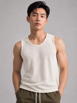Alternative view of Áo Tanktop Nam Coastal Knit Form Relaxed