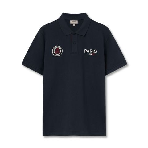 Áo Polo Nam Hoạ Tiết Paris Form Regular - Ảnh 3